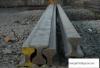 Steel heavy rail and fish plate