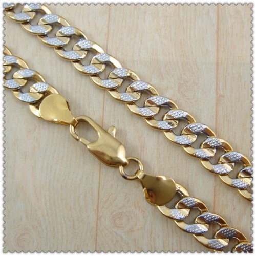 18k gold plated necklace 2410010