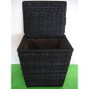 wooden storage basket