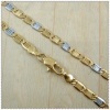 18k gold plated necklace 2420006