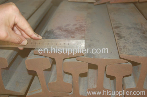 steel rail and fish plate