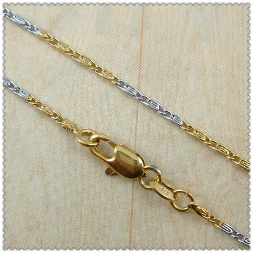 18k gold plated necklace 2420007