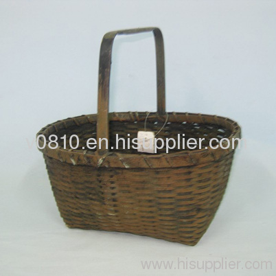 bamboo handle basket