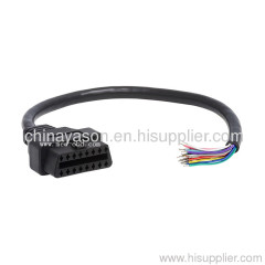 Cable, J1962F to Open End, 1 ft
