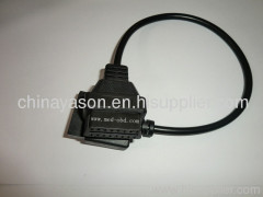 Nissan 14 pin Male to obd2 female cable