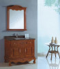 oak wood bathroom cabinet