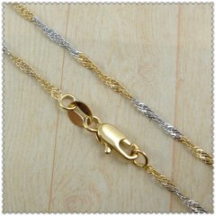 18k gold plated necklace 2440011