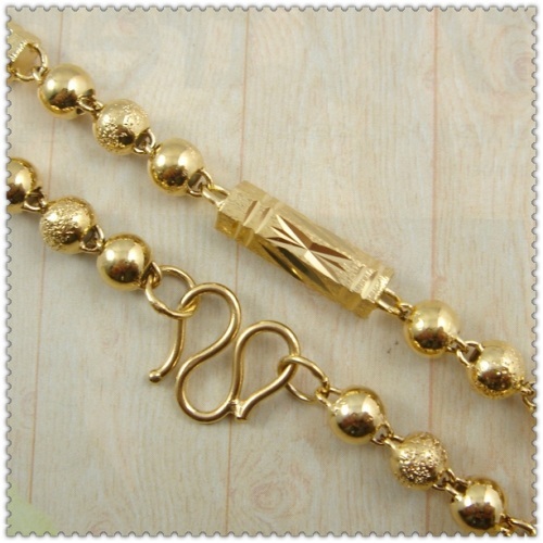18k gold plated necklace 3410003