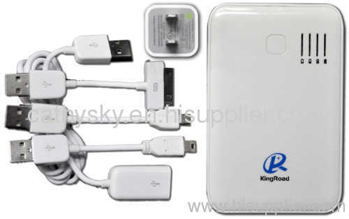 Portable Power bank use for IPAD/IPHONE/mobile-phone/MP3/MP4