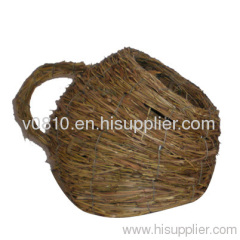 rattan flower pot