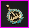 18k gold plated pendant 1620836