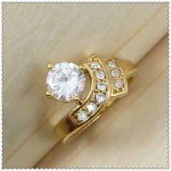 18k gold plated ring 1320098