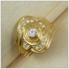 18k gold plated ring 1320143