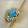 18k gold plated ring 1320521