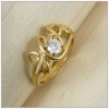 18k gold plated ring 1320530