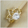 18k gold plated ring 1320644