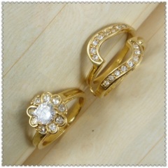 18k gold plated ring 1320763