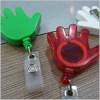 Palm Shape Retractable Badge Holder