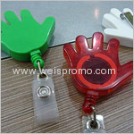 Palm Shape Retractable Badge Holder