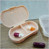 Promotion mini 2 grids plastic pill box