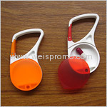 Plastic pill box with Carabiner