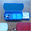 Plastic Pill Box with Bandage Dispenser