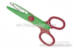 Safety Double-Colored Plastic Grip Craft Scissors