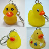 Flashing Small Yellow Duck Key ring