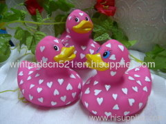 10cm Rubber bath duck vinyl toy