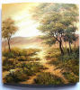 Impressionist landscape oil painting