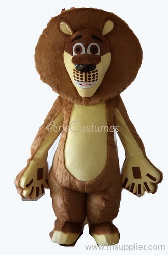 king lion mascot party costumes mascotte