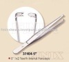 Disposable Metal Mouse Teeth Tissue Forceps