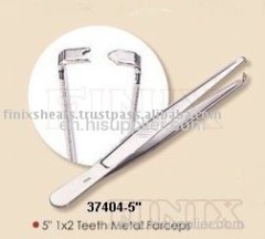 Disposable Metal Mouse Teeth Tissue Forceps