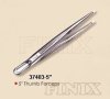 5&quot; Disposable Metal Thumb Dressing Forceps