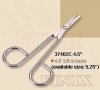 4.5&quot; Surgical Disposable Sharp/Blunt Scissors