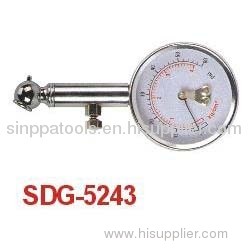 Dial Metal Tire Gauge