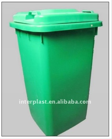 50L Plastic trash bin community trash can