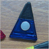 Plastic Memo Clip-Triangle