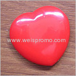 Heart shape cosmetic mirror