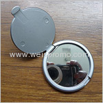 Round cosmetic mirror