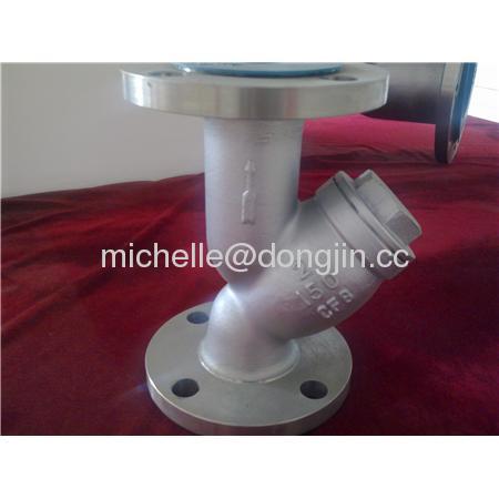 ANSI flanged Y type strainer