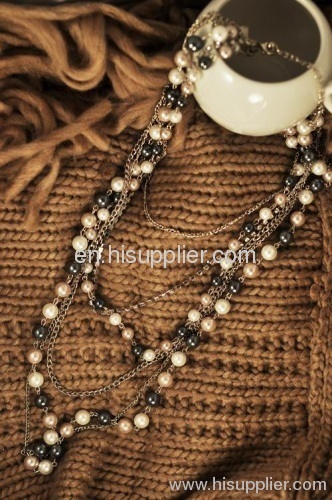 Charming Imitation Pearl Necklace