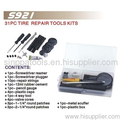 31pcs Tire Repair Tools Kit