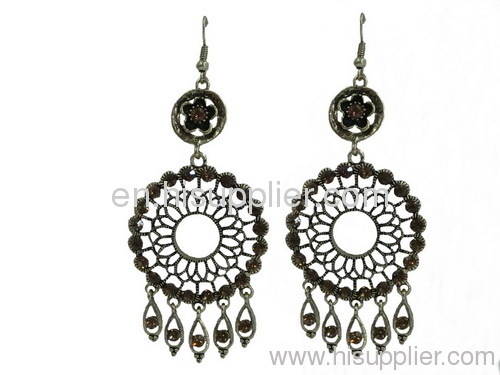 Rhinestone Drop Earring