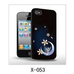 Moon picture 3d iPhone case,pc case rubber coated,multiple colors available
