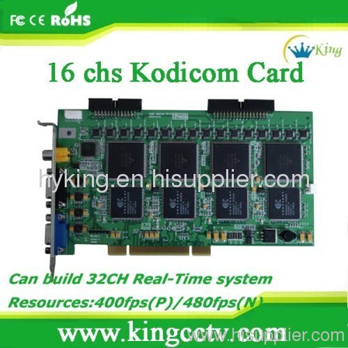 kodicom dvr card 16 channel software dvr card h.264 KMC-8416A pci dvr card