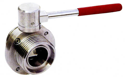 STAINLESS STEEL SANITARY BUTTERFLY VALVE(SCREWEND END)
