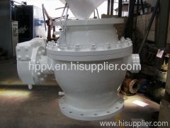 casting trunnion or floating full bore gear worm ball valve stock list