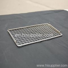 (Steel with Chrome widely in Korea & Flat Wire Mesh)Barbecue Grill Netting /BBQ Wire Mesh