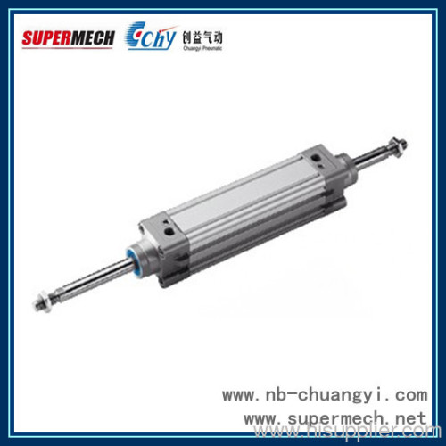 DNC-S2 series ISO 6431 double piston rod china pneumatic cylinders suppliers